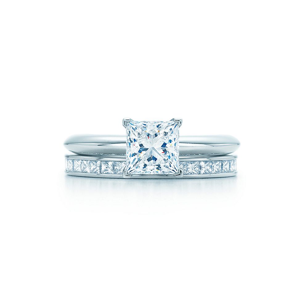 Large Square Cut Diamond Ring Large Square Cut Diamond Ring